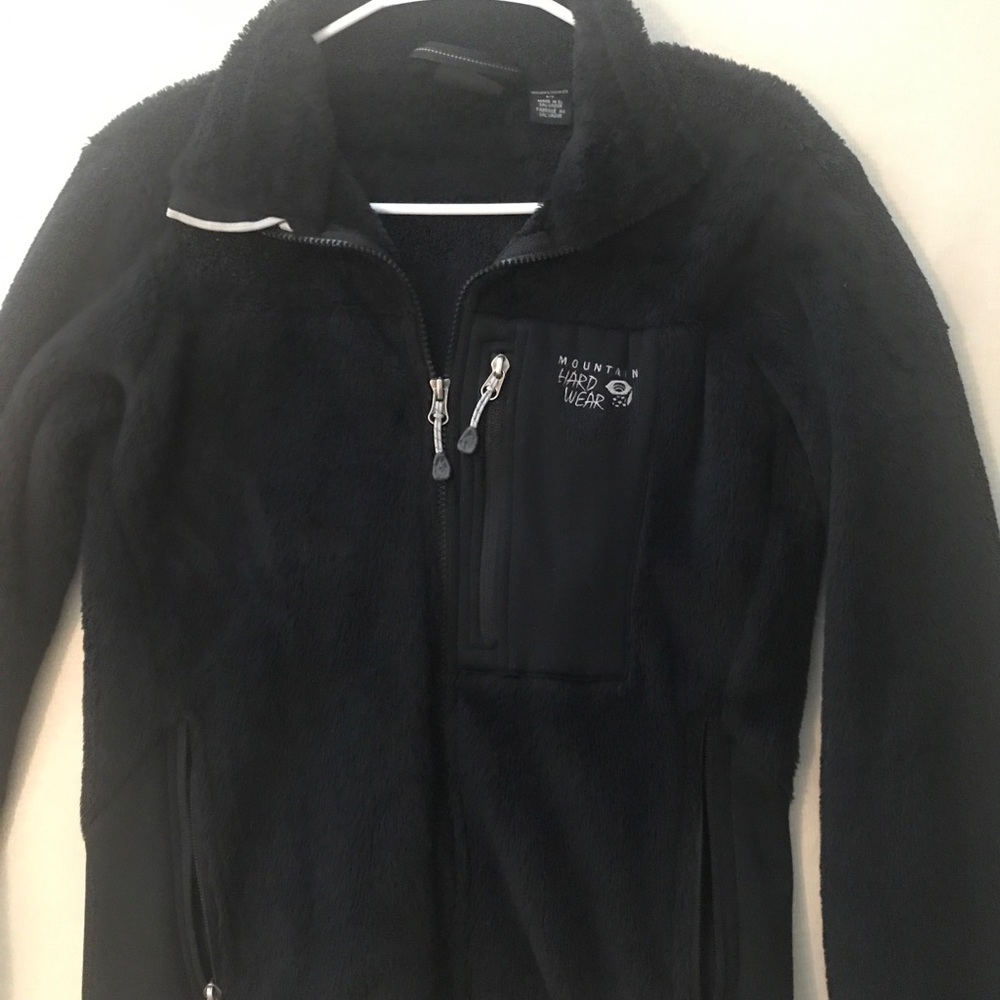 Mountain Hard Wear black fuzzy jacket